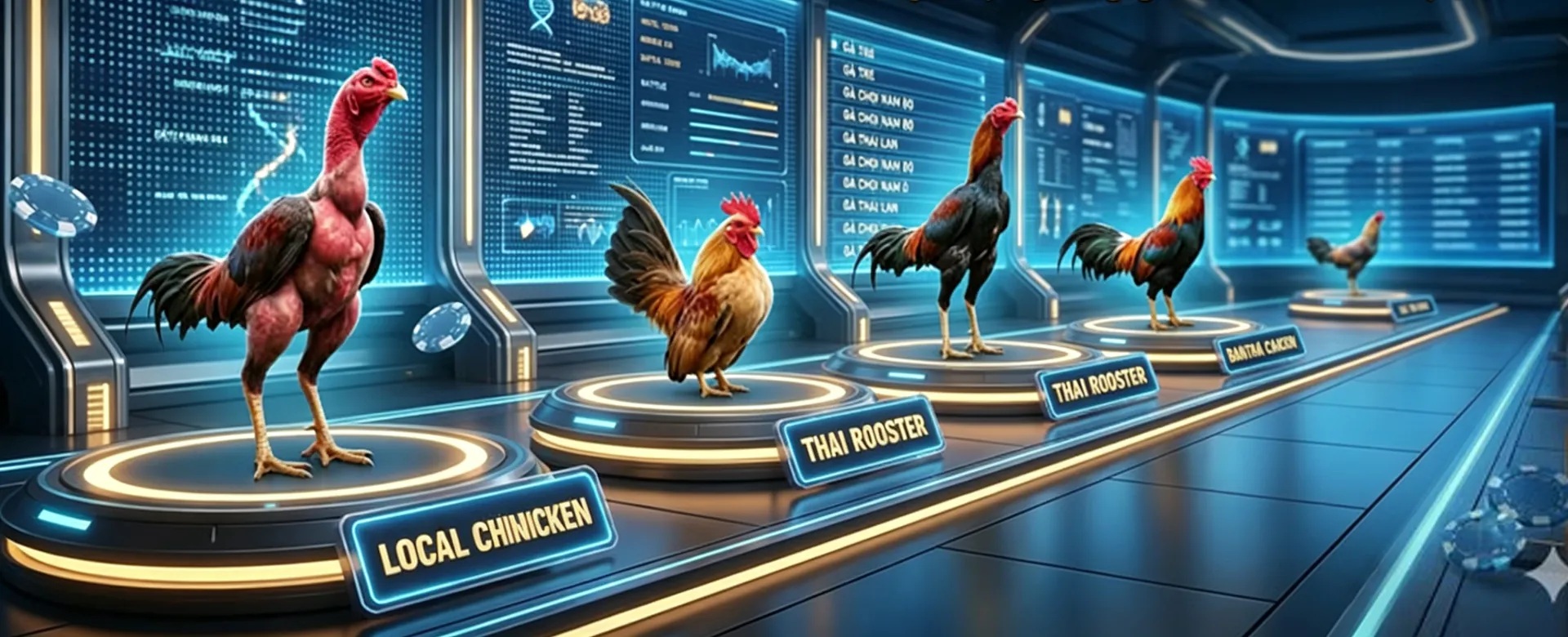 Dynamic online casino table games scene with blackjack and roulette tables, vibrant gold and black theme
